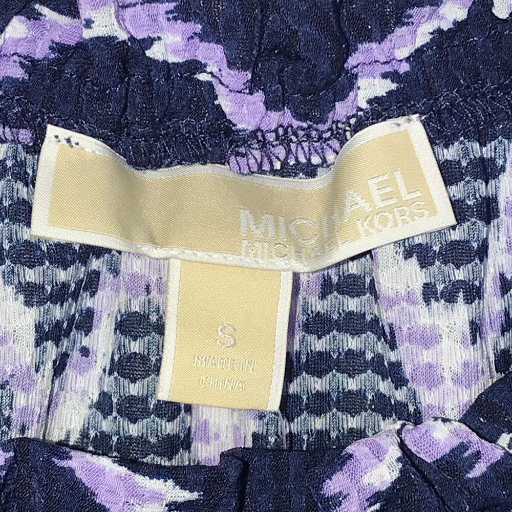 MICHAEL Michael Kors Off the Shoulder Top Blue - Picture 4 of 7